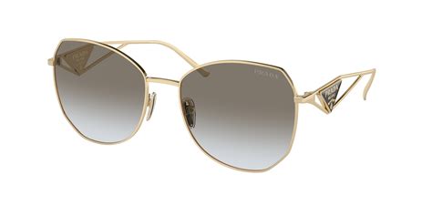 prada blue maize sunglasses gold|Prada PR 57YS L (57 .